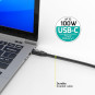 Câble USB-C 3.2 20 Gbps PD 100W - 2M