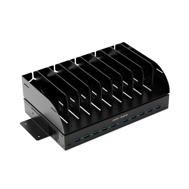 30-W-USB-C-Ladestation für 10 Geräte |Naotic PLUGIN-Lösungen