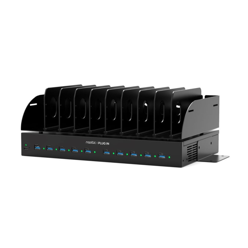 30-W-USB-C-Ladestation für 10 Geräte |Naotic PLUGIN-Lösungen