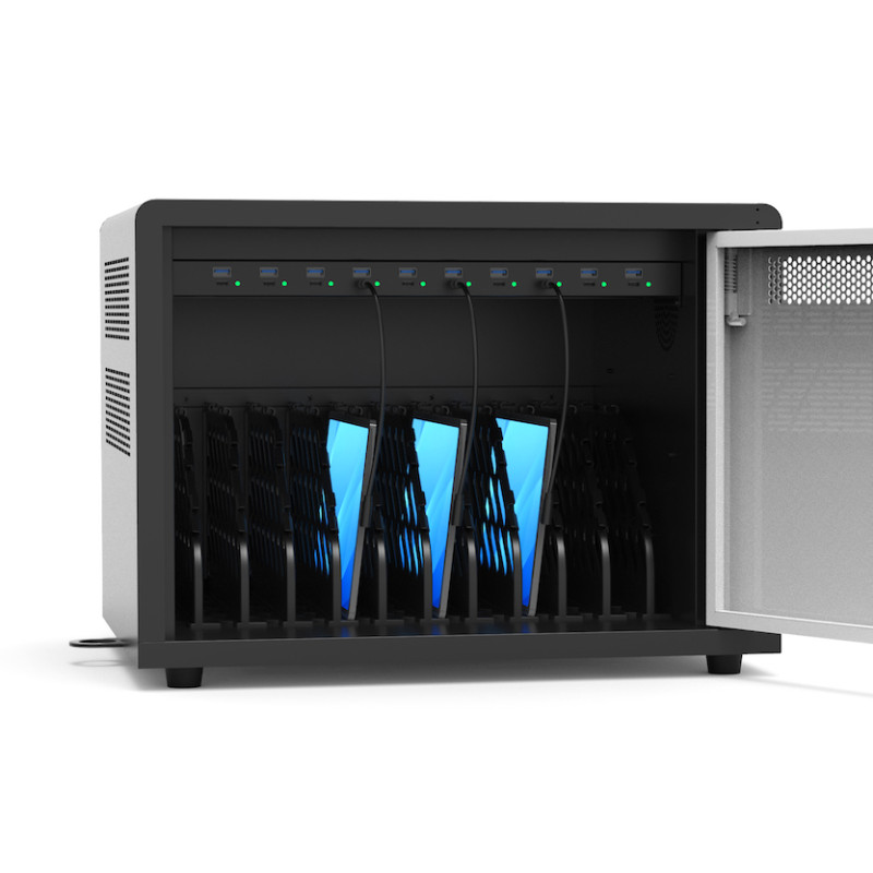 USB-C/USB-A gabinete de carga 10 dispositivos - Naotic 45W