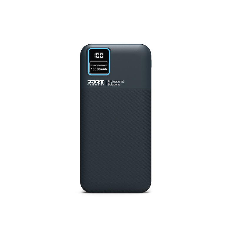 Batterie Externe 10000mAh PORT Connect – Recharge Rapide USB-A, Écran LCD, Compacte