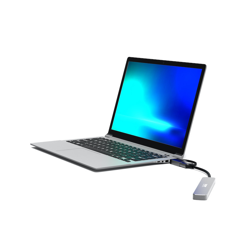 USB 3.0 4 Port Hub – Compacto, rápido y USB-C PORT Connect