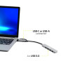 USB 3.0 4 Port Hub – Compacto, rápido y USB-C PORT Connect