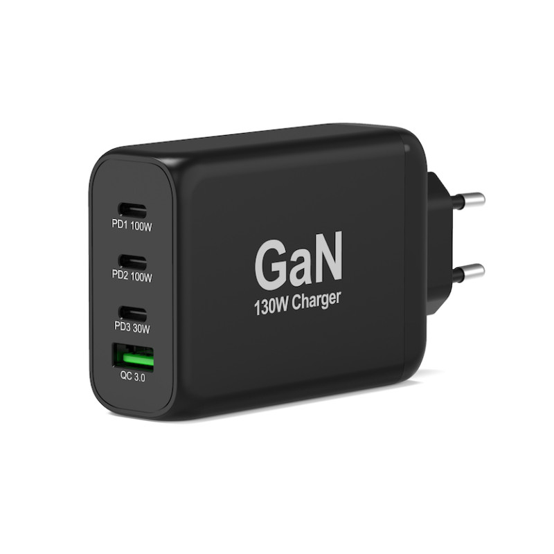 Chargeur mural GaN 130W USB-C & USB-A – PORT Connect