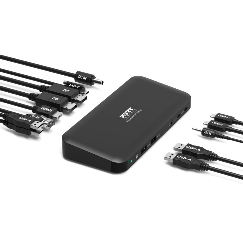 Estación para pantalla triple 4K USB-C pro 100W – PORT Connect