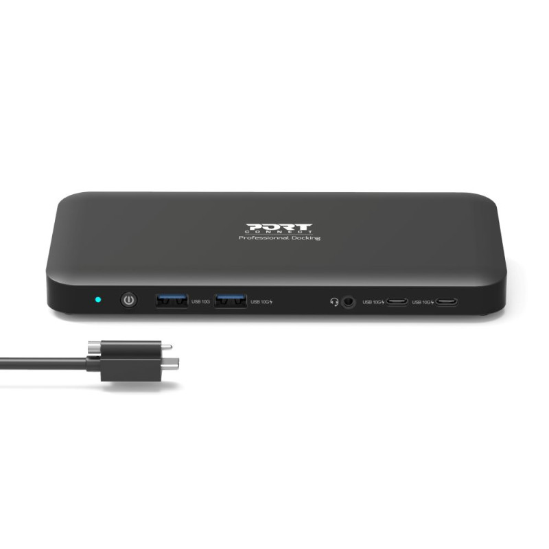 Station d’accueil triple écran 4K USB-C pro 100W – PORT Connect