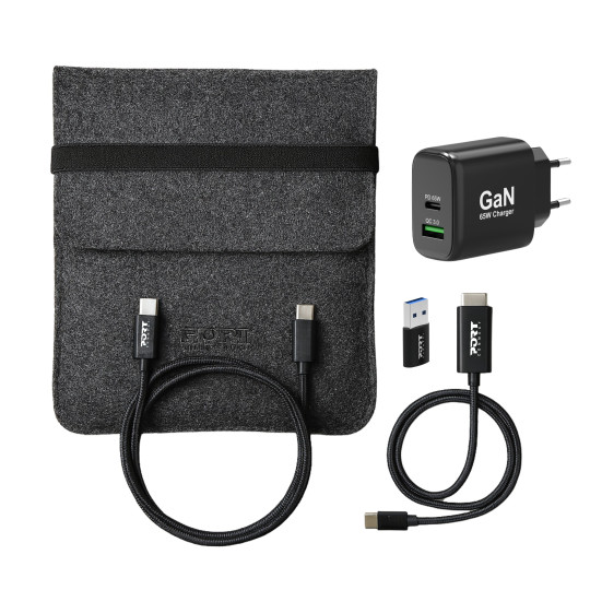 4-IN-1 STARTER PACK 65W GaN CHARGER