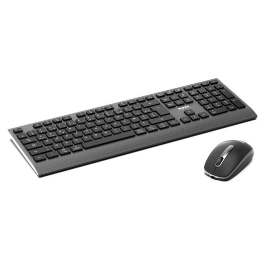 Pack clavier souris sans fil OPTIMUM Azerty - Bluetooth e 2,4 GHz