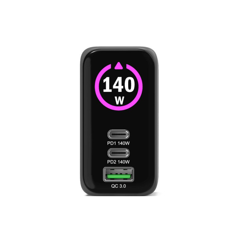 Chargeur GaN² 140W USB-C & USB-A -