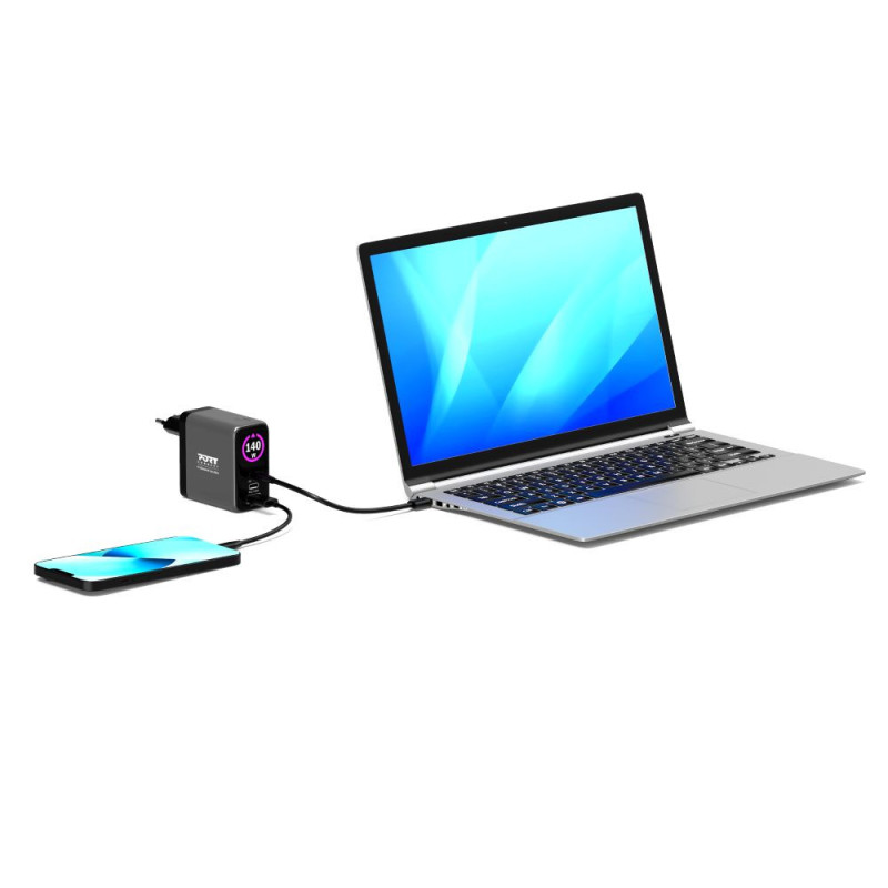 Chargeur GaN² 140W USB-C & USB-A -