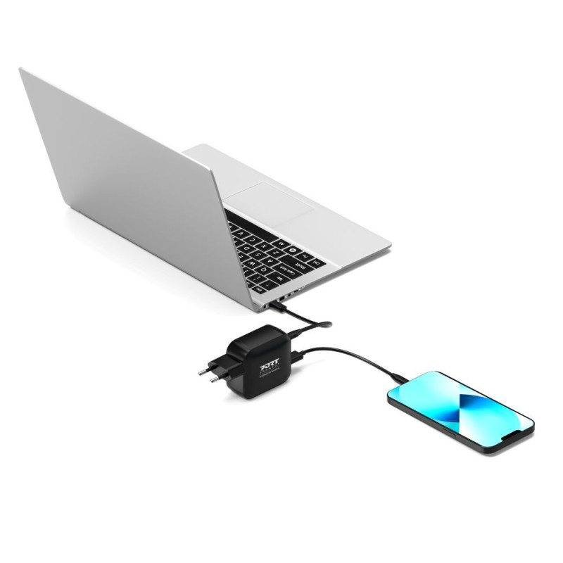 Chargeur GaN² 100W USB-C & USB-A -