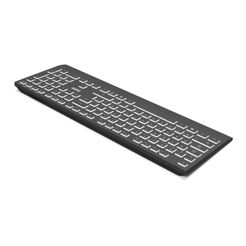 Drahtlose Azerty-Tastatur mit Hintergrundbeleuchtung - 2,4 GHz & Bluetooth ||