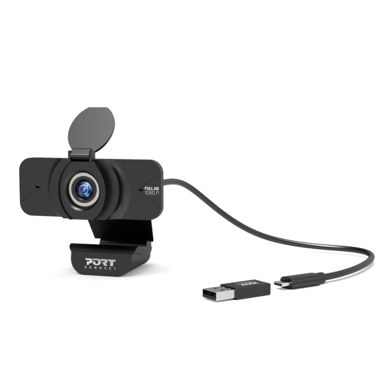 Webcam FULL HD 1080P USB-A e USB-C
