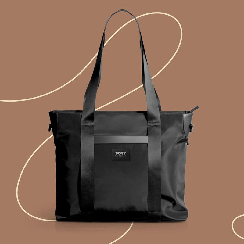 Saco de compras feminino para computador de 16 polegadas, elegante e ecológico | PORT Designs