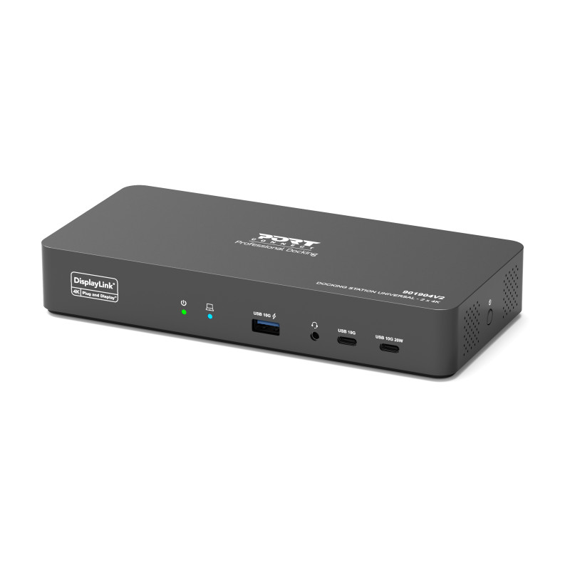 2 x 4K 96W 11-port USB-C docking station | PORT Connect
