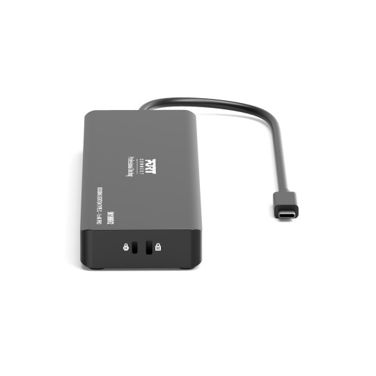 Docking Station Dual Monitor, 9-in-1 USB C Hub Ethernet met Dual HDMI 4K, RJ45, 100W PD, 5 Gbps USB C&A 3.0, SD & MicroSD, USB C Dock Ethernet naar Dual Display, Dual