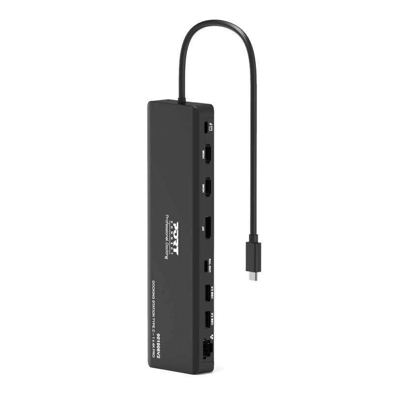 100W 4K USB-C docking station with 9 ports | PORT Connect