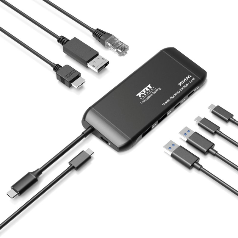 Station d’accueil USB-C 4K 100W 7 ports | PORT Connect