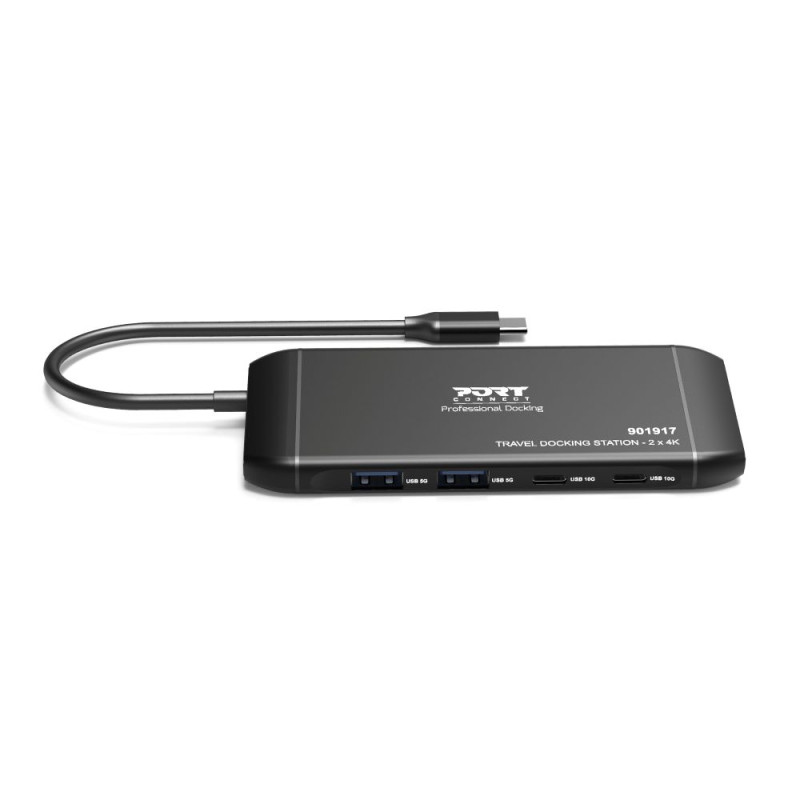 Station d’accueil USB-C 2x 4K 100W 7 ports | PORT Connect
