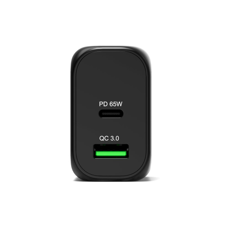 Chargeur GaN 65W USB-C & USB-A PORT Connect – Rapide, Compact, Universel