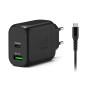 Chargeur GaN 65W USB-C & USB-A PORT Connect – Rapide, Compact, Universel