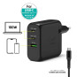 Chargeur GaN 100W USB-C & USB-A PORT Connect – Rapide, Compact, 3 appareils