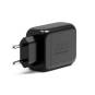 65W GaN Wall Charger with USB-C and USB-A ports | Compact fast charging – PORT Connect