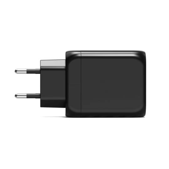 65W GaN Wall Charger with USB-C and USB-A ports | Compact fast charging – PORT Connect