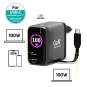 Chargeur mural GaN² 100W PD 3.0 OLED USB-C – PORT Connect