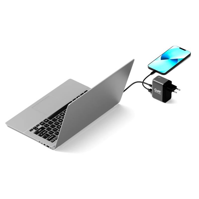 70W GaN USB-C PD Wall Charger with OLED Display | PORT Connect