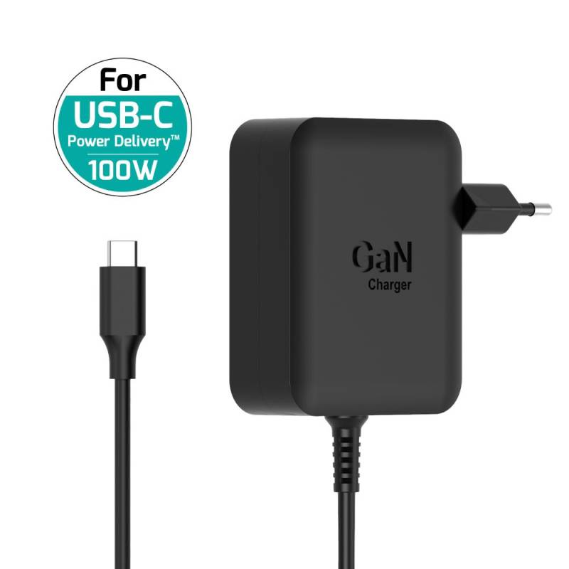Alimentation secteur GaN2 USB-C 100W PORT Connect | Chargeur universel Power Delivery