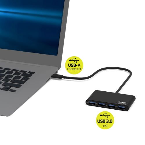 Hub USB 3.0 de 4 Puertos USB – SOLUTEL